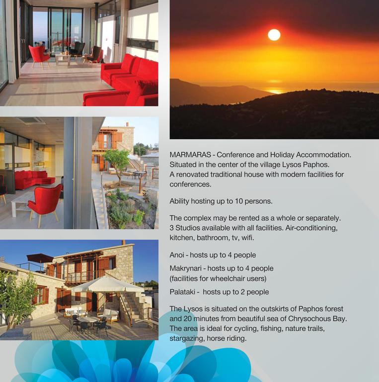 Hotel Marmaras Lysos Exterior foto